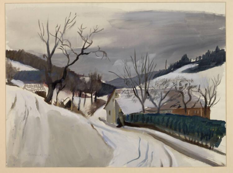 Josef Dobrowsky, Dorfstraße, Inv. Nr.: 25776