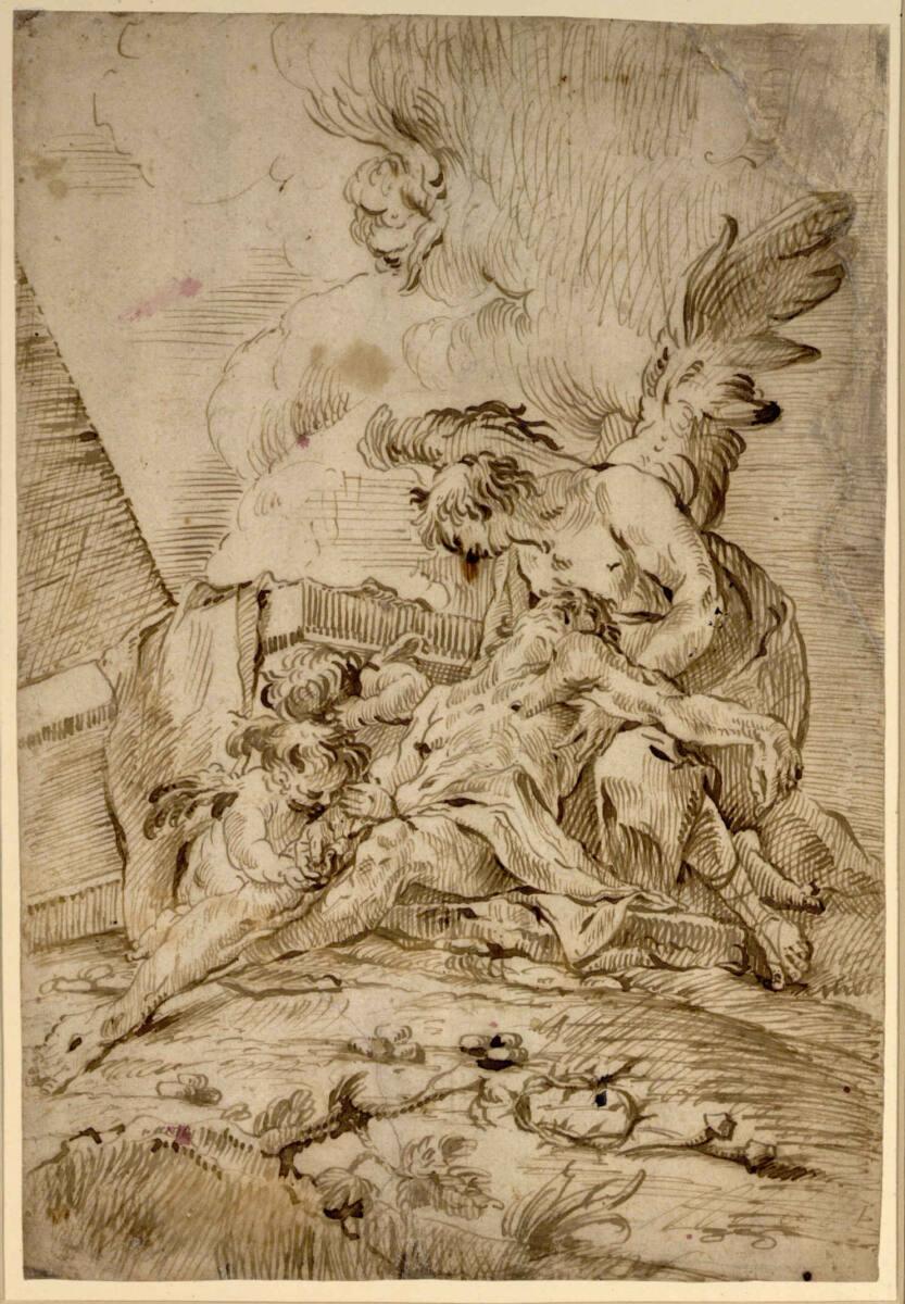 Franz Sigrist, Engel beim Christusleichnam, Inv. Nr.: 25803