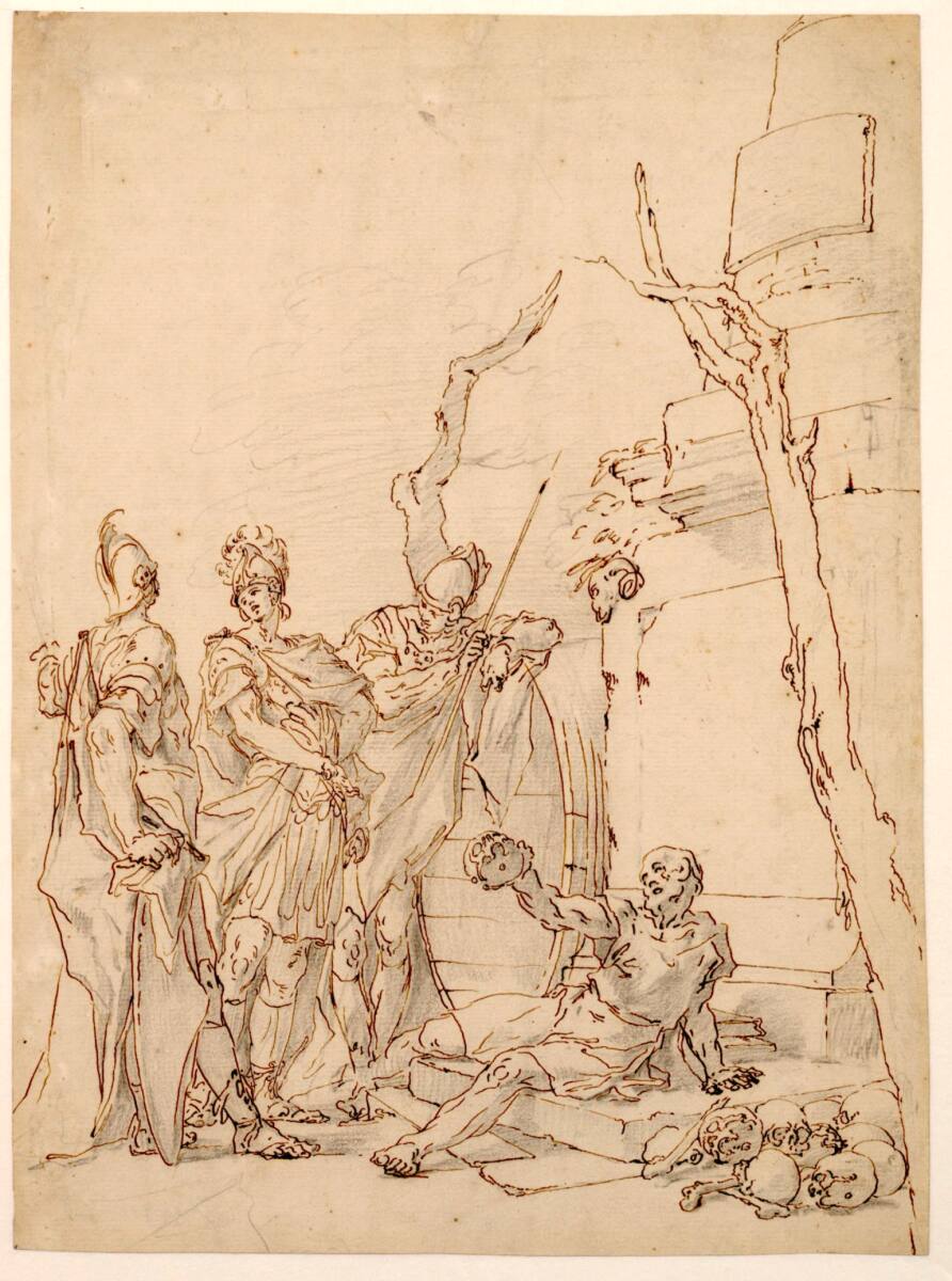 Alexander und Diogenes, Paul Troger, 1740–1750