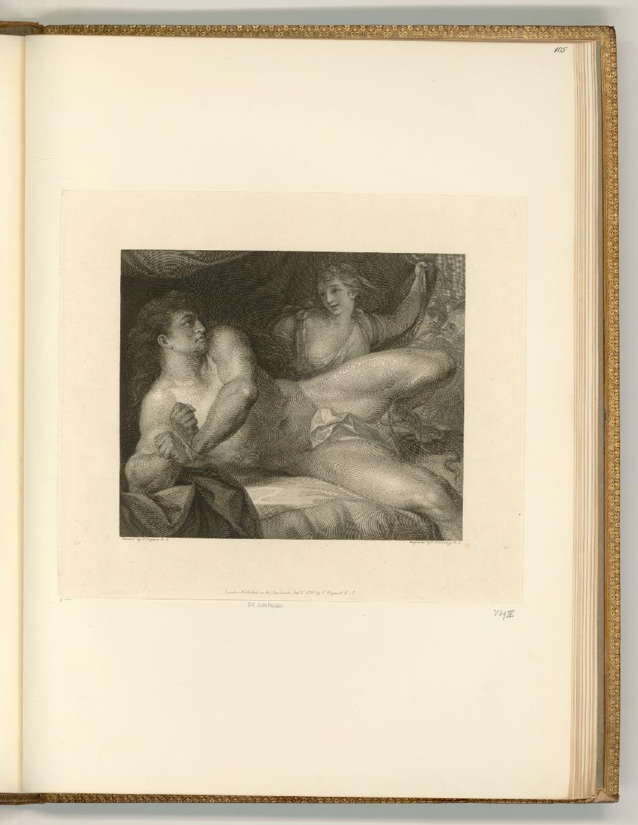 François Bartolozzi. Vol.I., Samson und Delilah, Inv. Nr.: Italien nach Sektionen I/43, It/I/43…