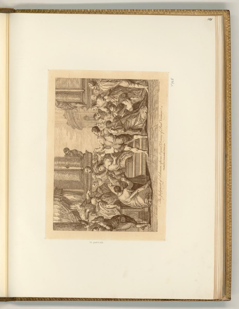 François Bartolozzi. Vol.I., Salomons Urteil, Inv. Nr.: Italien nach Sektionen I/43, It/I/43/10…
