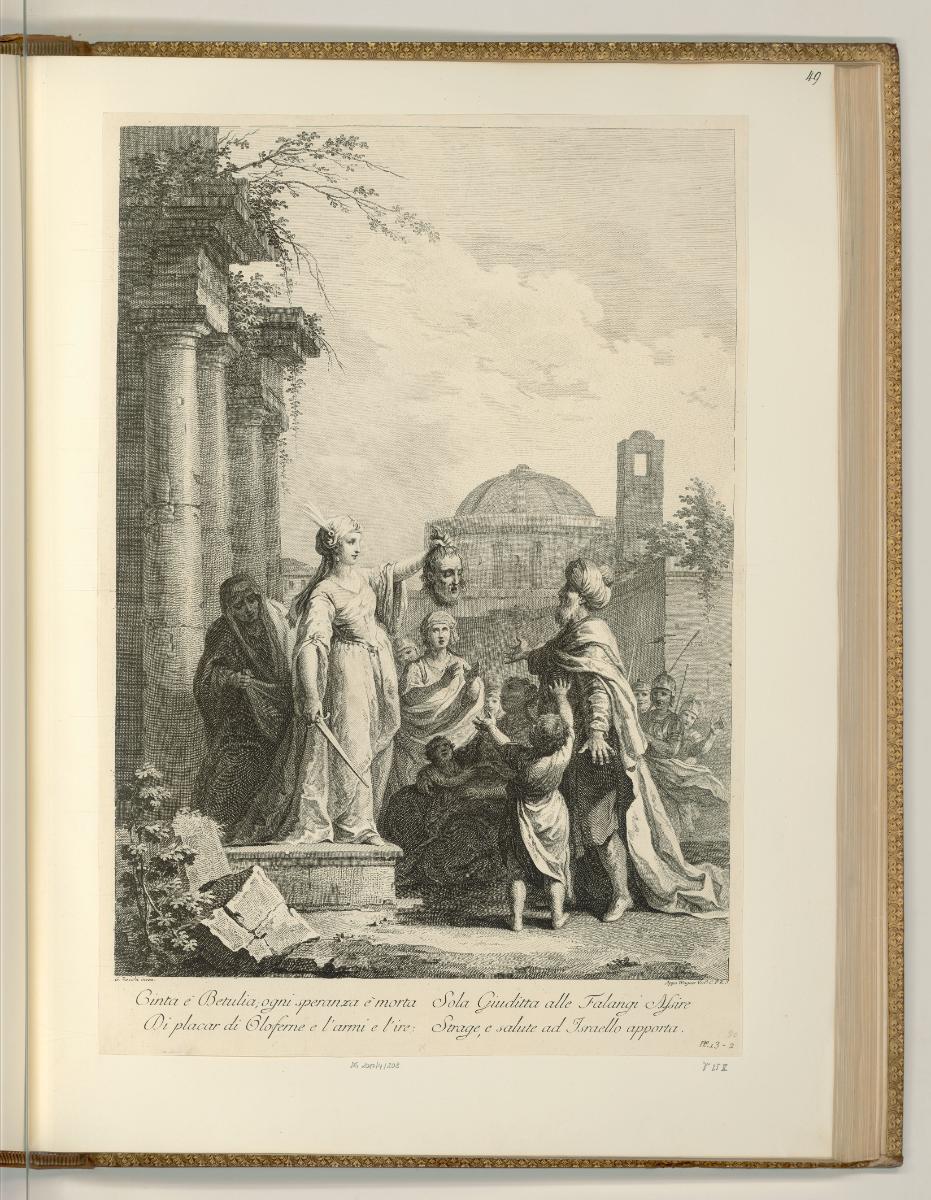François Bartolozzi. Vol.I., Judith mit dem Haupt des Holofernes, Inv. Nr.: Italien nach Sektio…