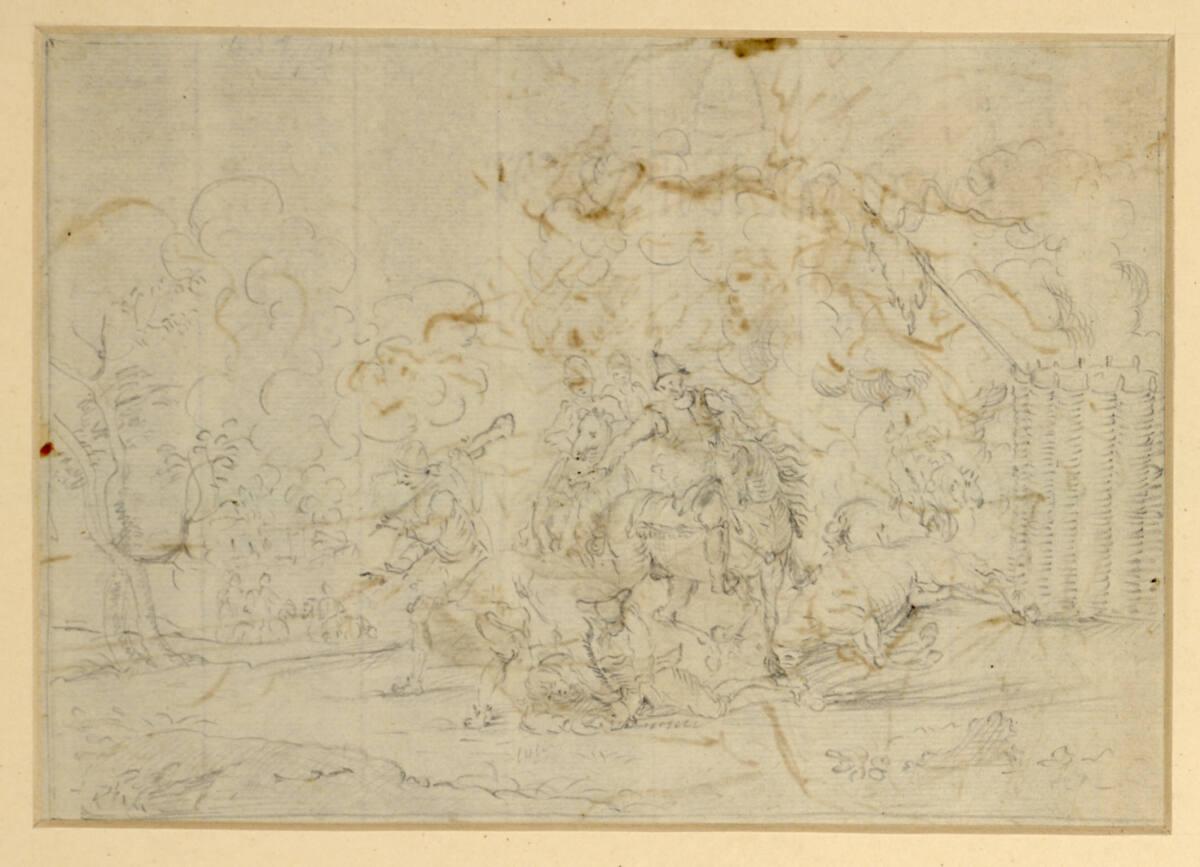 Christian Wilhelm Ernst Dietrich, Nach der Schlacht, Inv. Nr.: 25831v