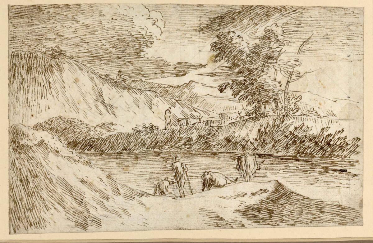 Peter Caulitz, Arkadische Landschaft, Inv. Nr.: 25842
