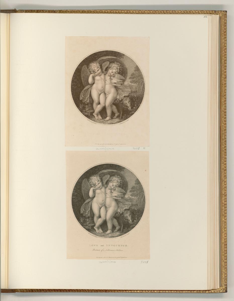 Francesco Bartolozzi, Francesco Bartolozzi vol. 9, Love and Innocence, Inv. Nr.: Italien nach S…