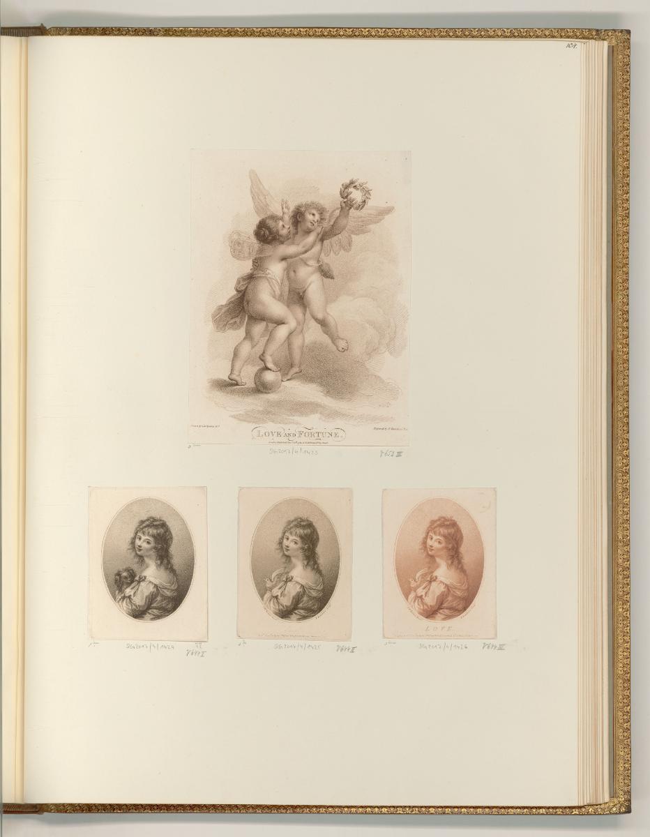 Francesco Bartolozzi, Francesco Bartolozzi vol. 9, Love and Fortune; Love, Inv. Nr.: Italien na…
