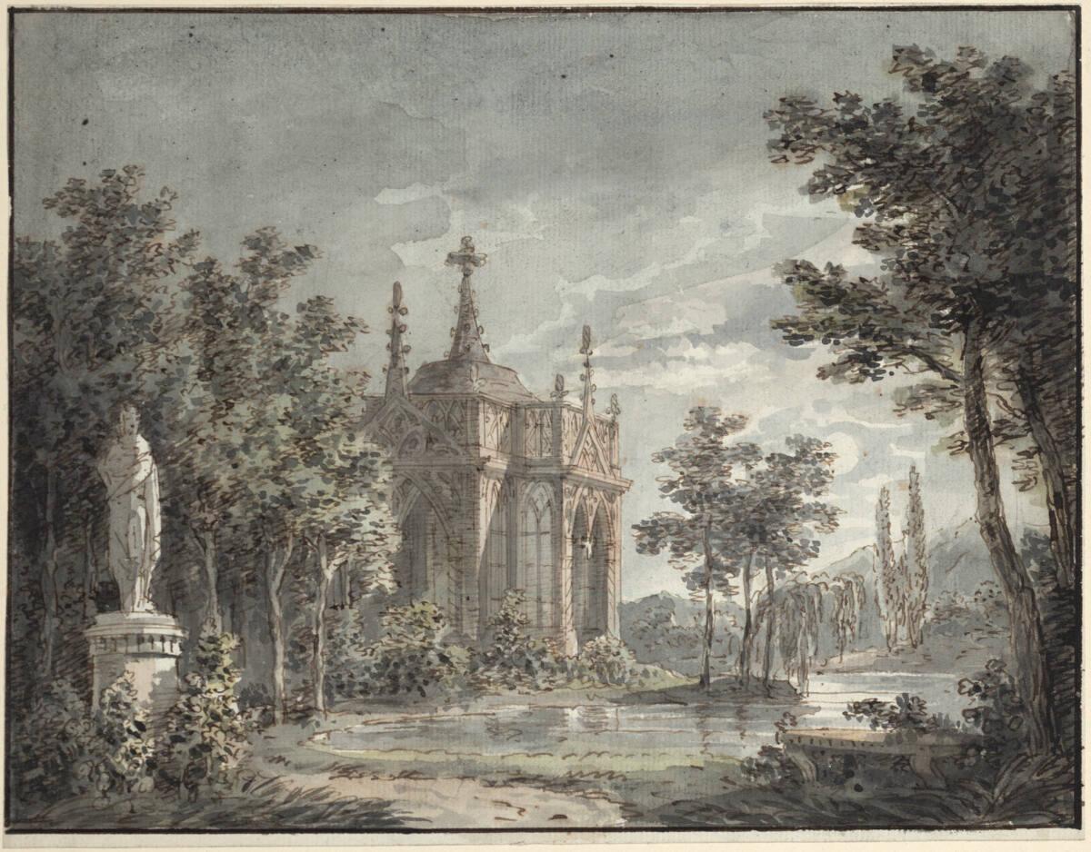 Josef Platzer, Gotischer Tempel, Inv. Nr.: 25970