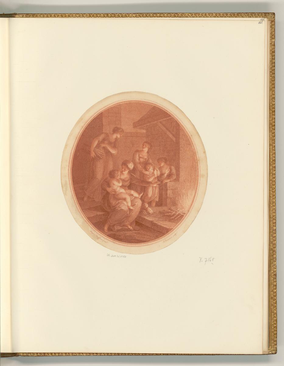 Francesco Bartolozzi, Francesco Bartolozzi vol. 11, Winter, Inv. Nr.: Italien nach Sektionen I/…