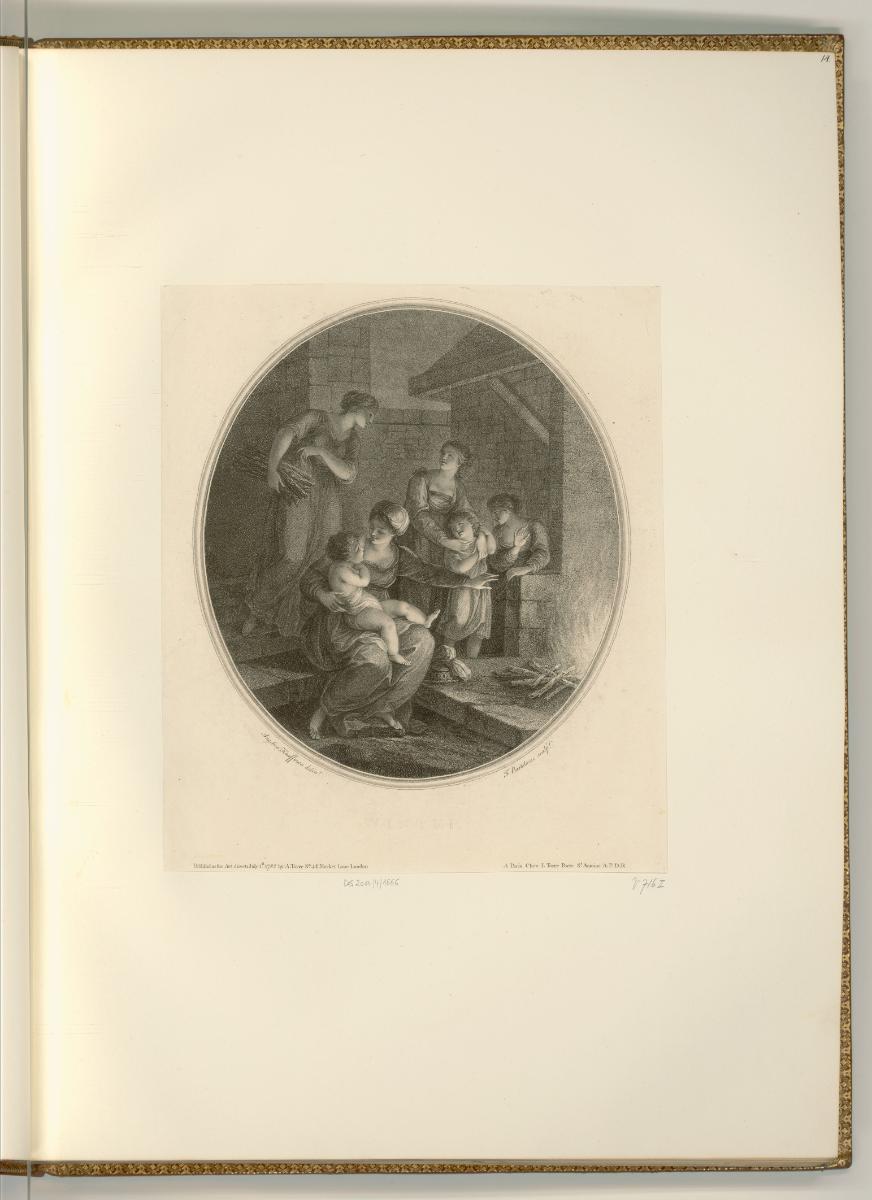 Francesco Bartolozzi, Francesco Bartolozzi vol. 11, Winter, Inv. Nr.: Italien nach Sektionen I/…