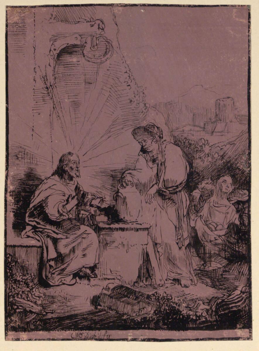 Christian Wilhelm Ernst Dietrich, Christus und Samariterin am Brunnen, Inv. Nr.: 26001
