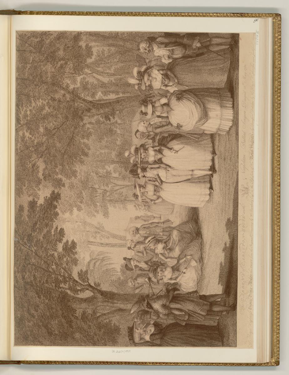 Francesco Bartolozzi vol. 12, The gardens of Carleton-House, Inv. Nr.: Italien nach Sektionen I…