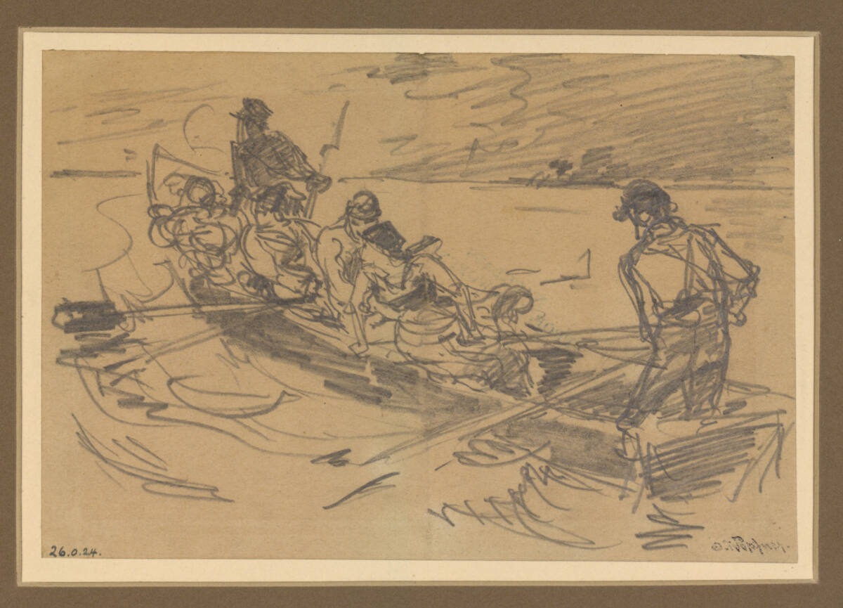 Verfolgung von Wilderern, Josef Wopfner, 1924
