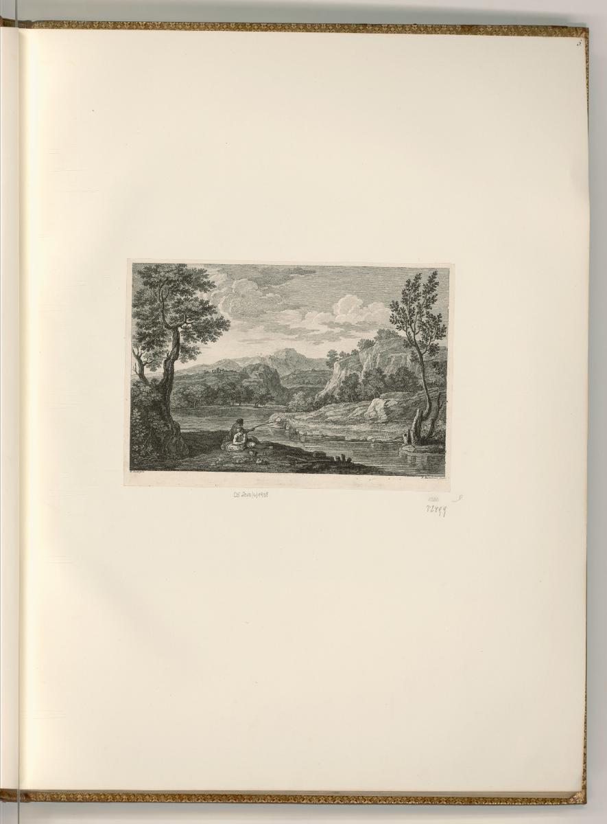 Francesco Bartolozzi, François Bartolozzi. Vol. XIII., Landschaft, Inv. Nr.: Italien nach Sekti…