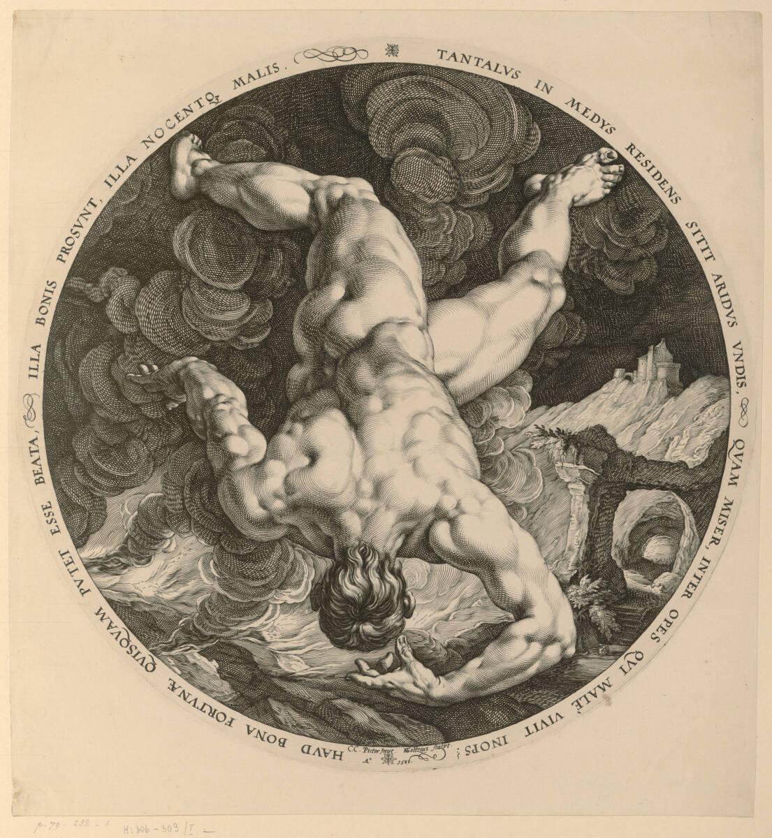 Tantalus, Hendrik Goltzius, 1588