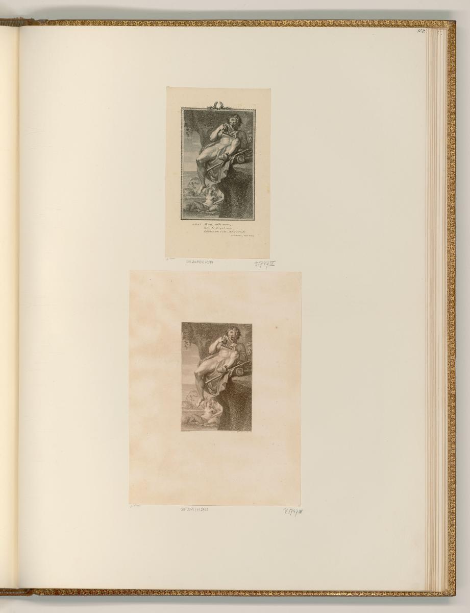 François Bartolozzi. Vol. XV., Galatea, Acis und Polyphem (Metamorphosen), Inv. Nr.: Italien na…