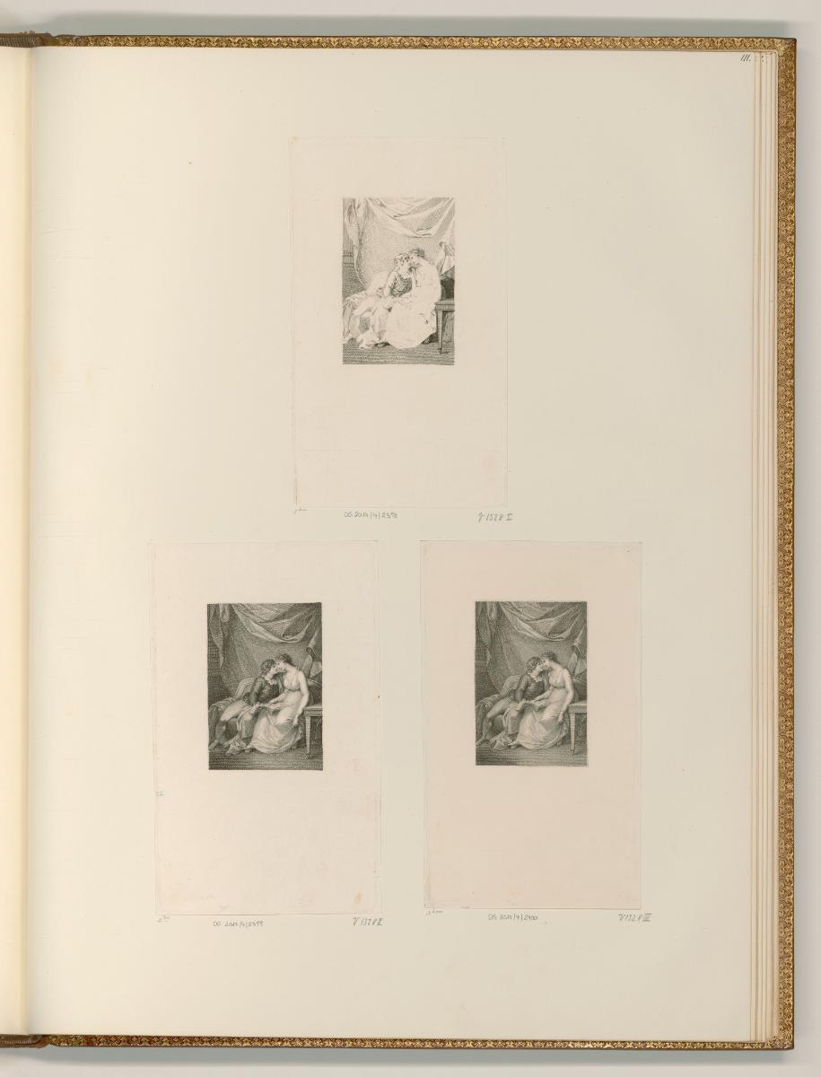 François Bartolozzi. Vol. XV., Gefühlvolle Unterhaltung, Inv. Nr.: Italien nach Sektionen I/57,…