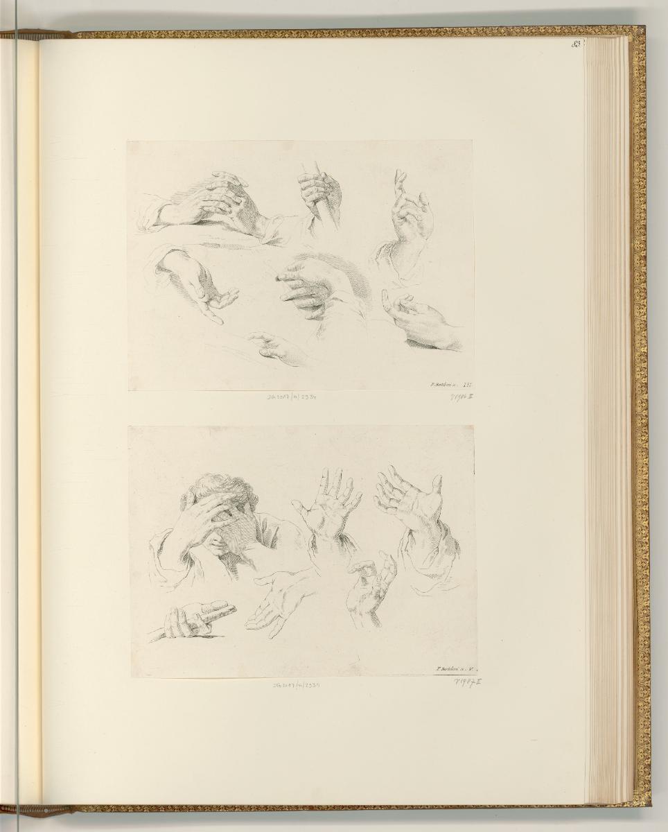 Francesco Bartolozzi vol. 17, Handstudien, Inv. Nr.: Italien nach Sektionen I/59, It/I/59/83