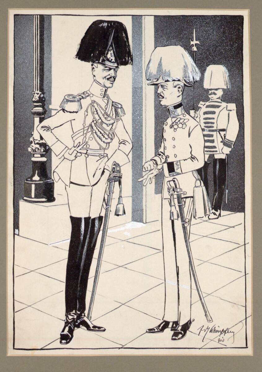 Offiziere, Fritz Schönpflug, 1910