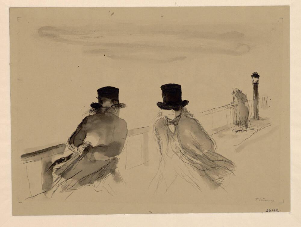 Wilhelm Thöny, Der Doppelgänger, Inv. Nr.: 26142