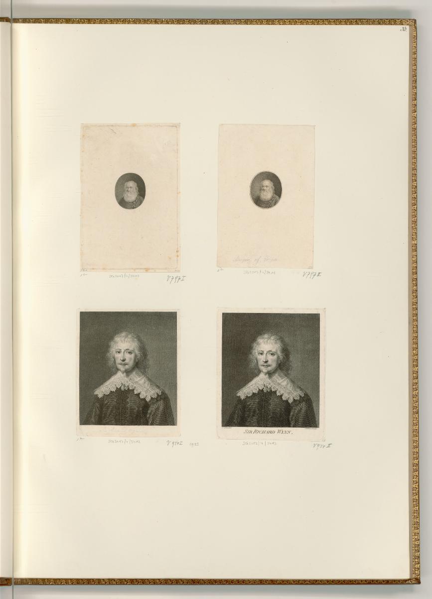 Francesco Bartolozzi vol. 20, Marquis de Créqui; Sir Richard Wynne, Inv. Nr.: Italien nach Sekt…