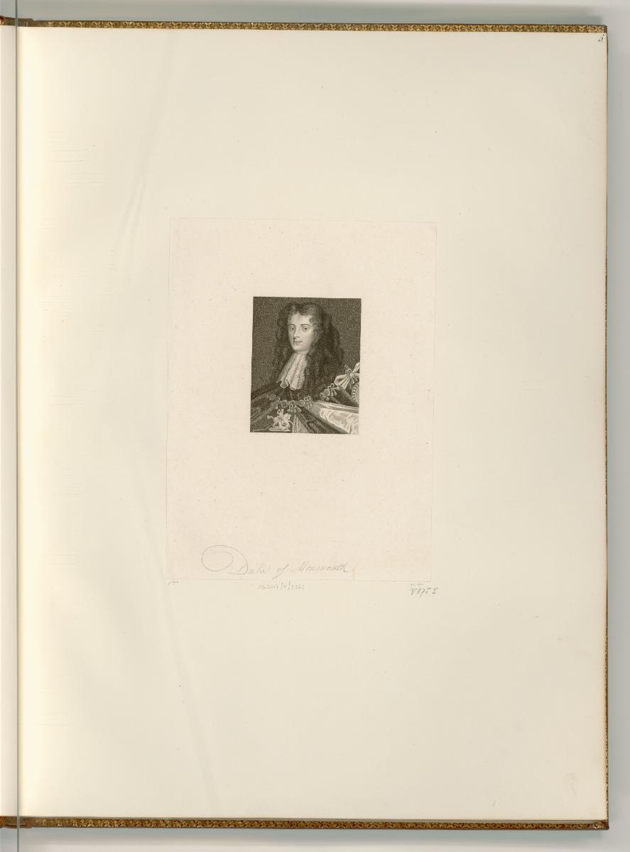 Francesco Bartolozzi vol. 20, Duke of Monmouth, Inv. Nr.: Italien nach Sektionen I/62, It/I/62/…