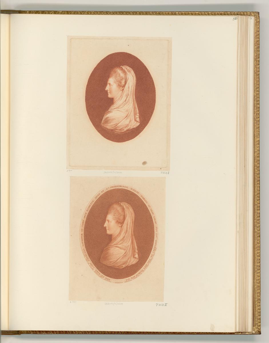 Francesco Bartolozzi vol. 20, Jane Lady Cathcart, Inv. Nr.: Italien nach Sektionen I/62, It/I/6…