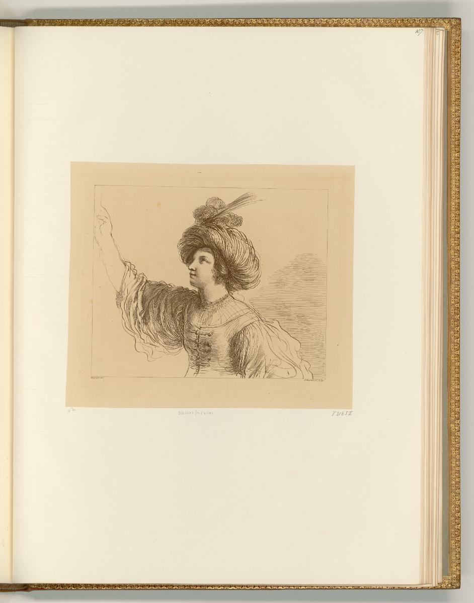 Francesco Bartolozzi vol. 23, Frau mit Turban, Inv. Nr.: Italien nach Sektionen I/65, It/I/65/1…