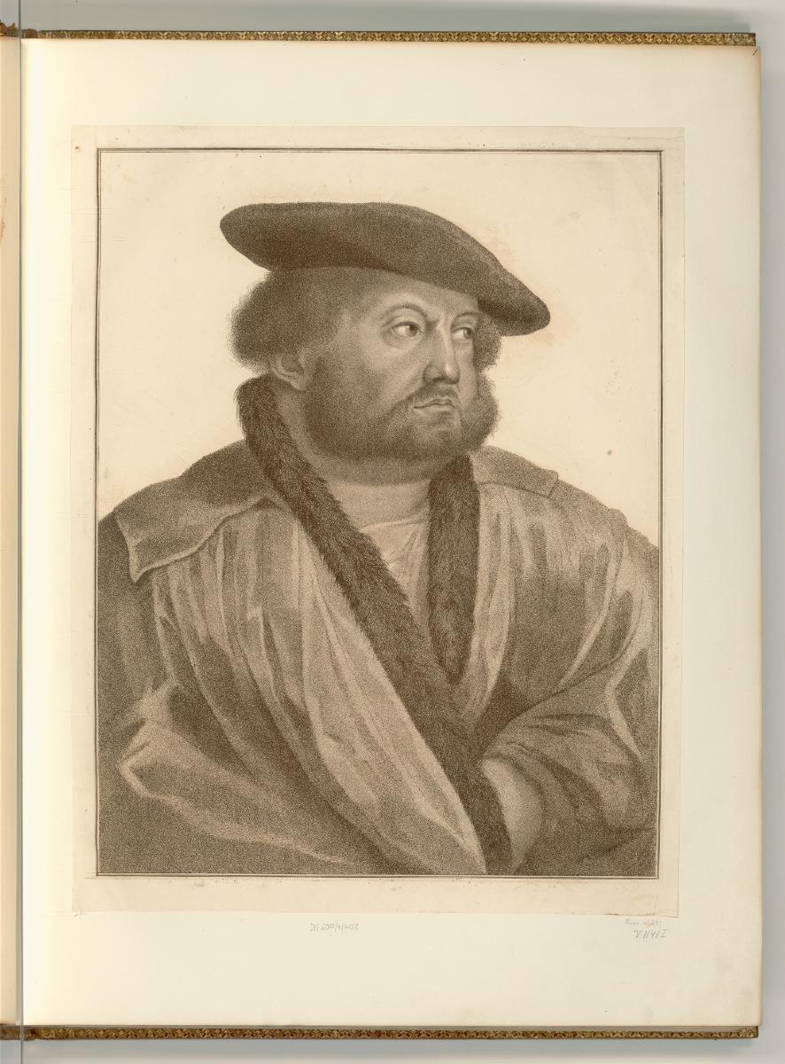 François Bartolozzi. Vol. XXIV., Porträt Hans Holbein, Inv. Nr.: Italien nach Sektionen I/66, I…