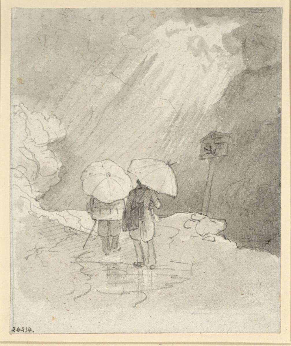 Friedrich Gauermann, Regen, Inv. Nr.: 26214