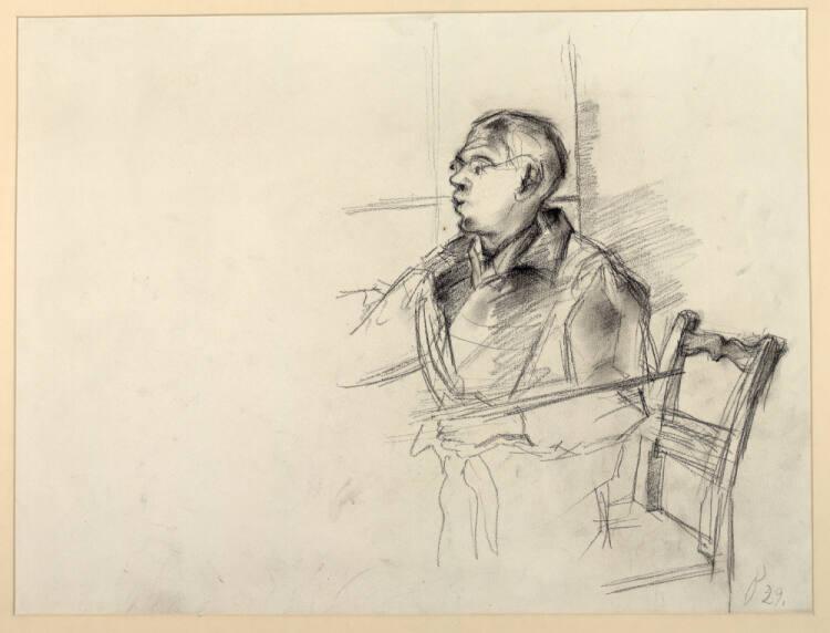 Herbert Boeckl, Bildnis des Malers Arnold Clementschitsch, Inv. Nr.: 26240