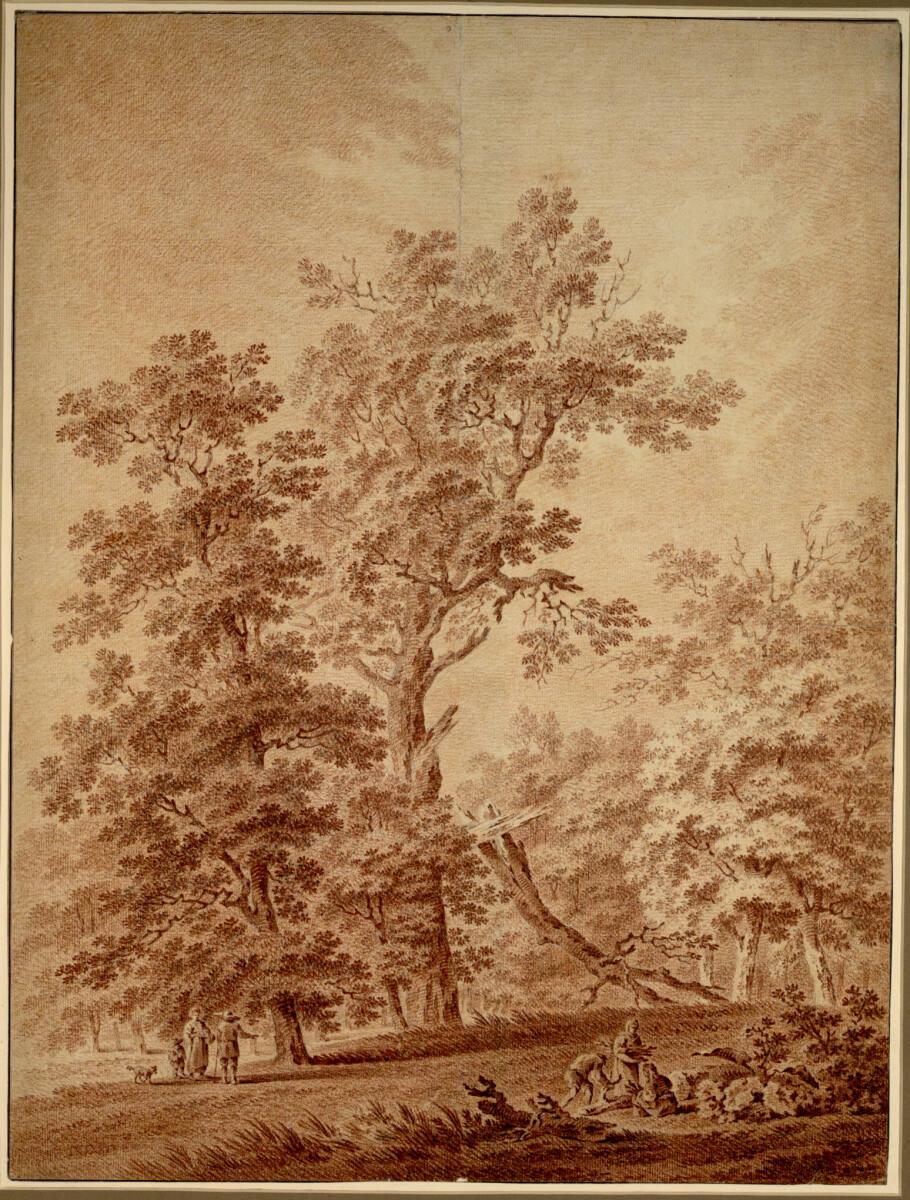 Anonym, Praterlandschaft mit Holzklaubern, Inv. Nr.: 26243