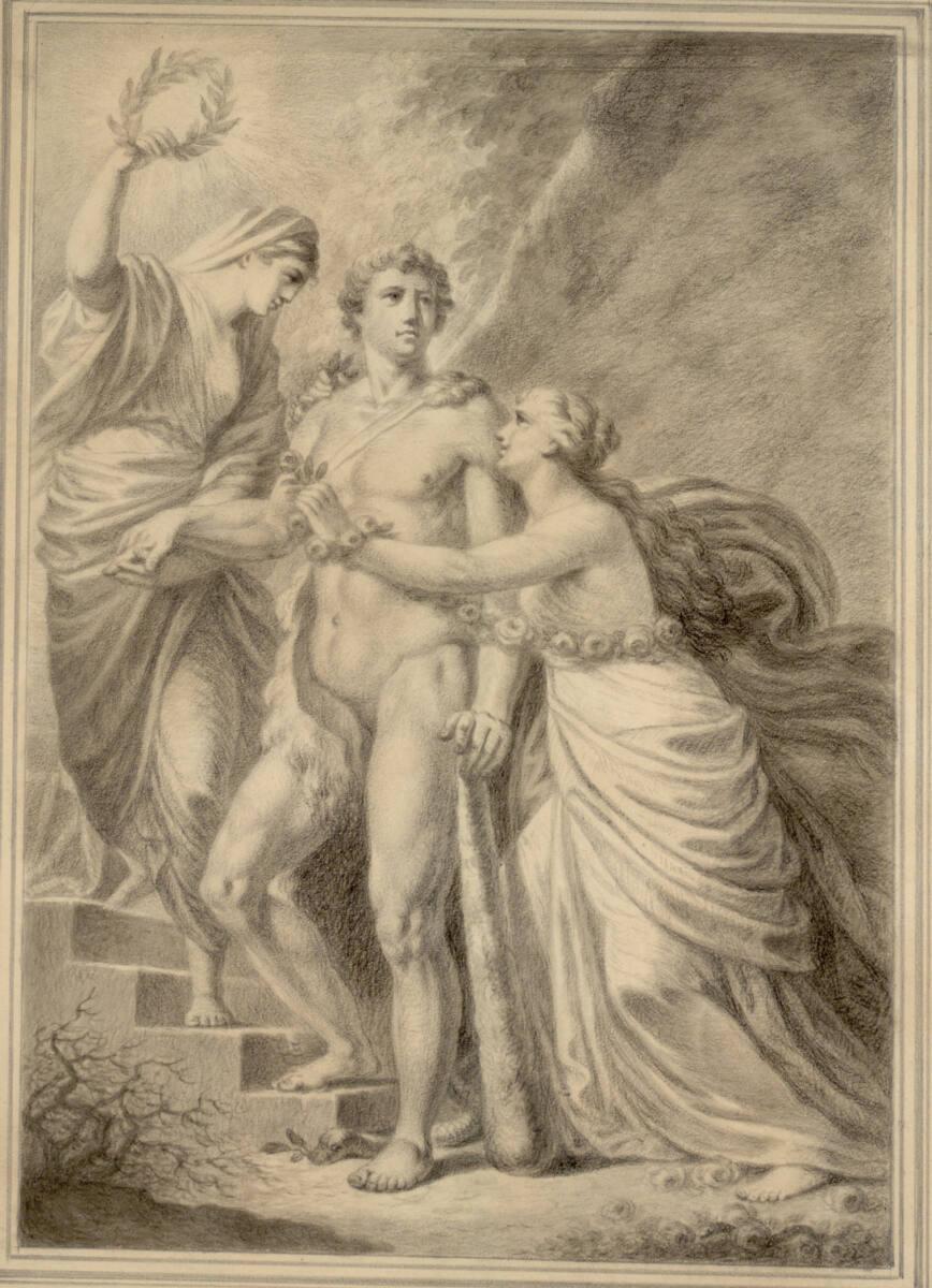 Vincenz Georg Kininger, Herkules am Scheideweg, Inv. Nr.: 26277