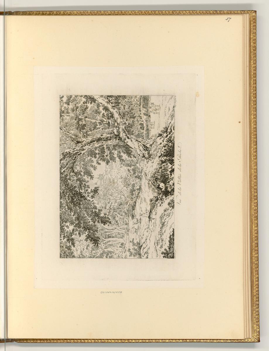 Raffaele Morghen Vol. 2, Vüe de la Vallée de la Riche, Inv. Nr.: Italien nach Sektionen I/69, I…
