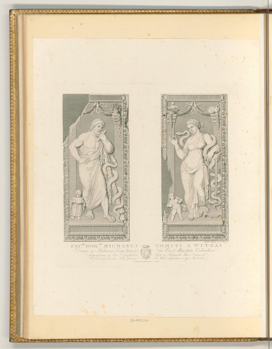 Raffaele Morghen Vol. 2, Asklepios und Hygieia, Inv. Nr.: Italien nach Sektionen I/69, It/I/69/…