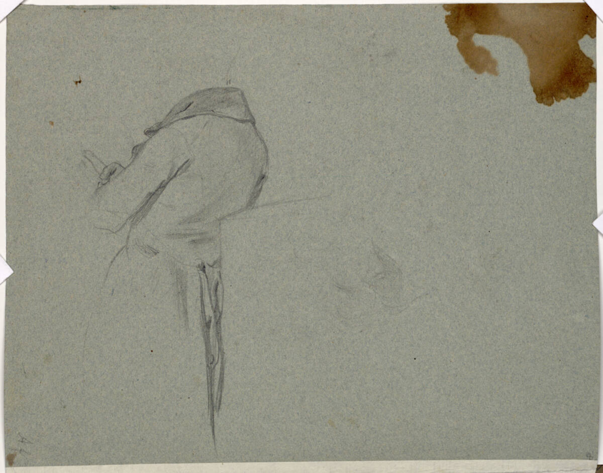 Figurenstudien von rückwärts (?), Josef Danhauser
