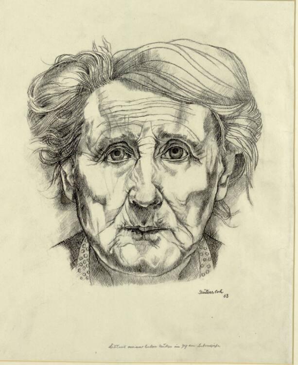 Albert Paris Gütersloh, Bildnis der Mutter des Künstlers, Inv. Nr.: 26414