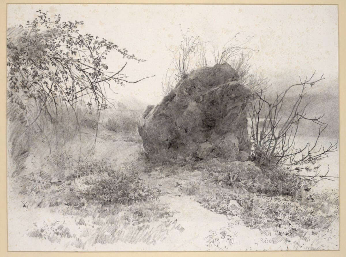 Weg am Donauufer, Ludwig Rösch