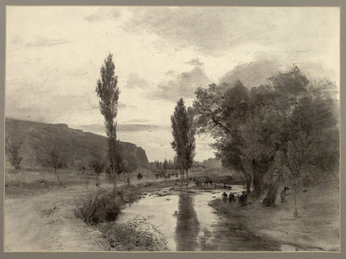 Landschaft, Ludwig Rösch