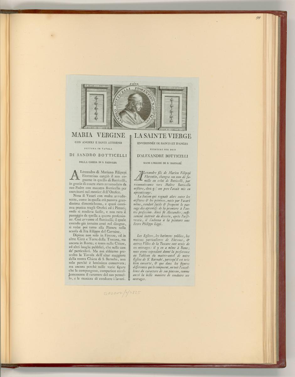 Tom. Guidi, Masaccio, A. Verrocchio, A. Pollajolo, Sandro Botticelli, L. Signorelli, P. di Cosi…