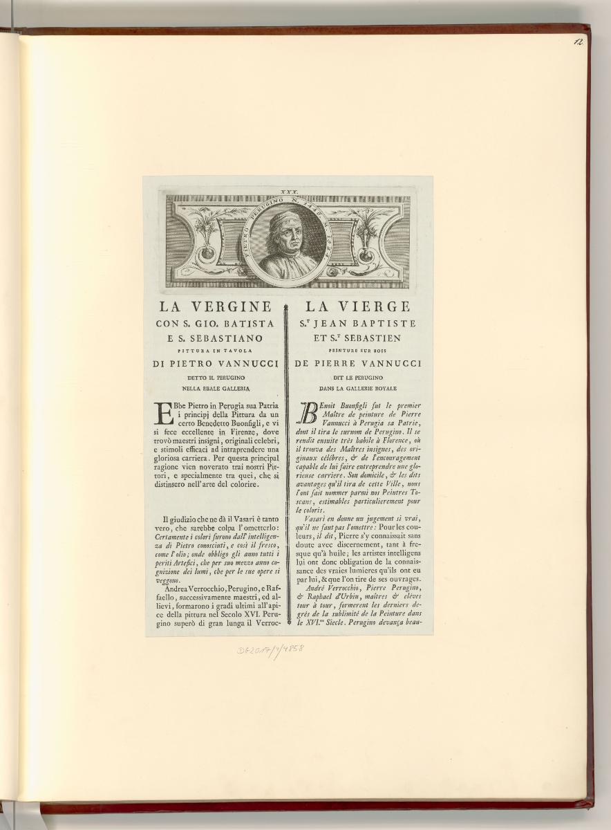 Diverse Künstler:innen, V. Vannucci, Perugino. D. dé Bigordi, Ghirlandajo. B. Pinturicchio. Fil…