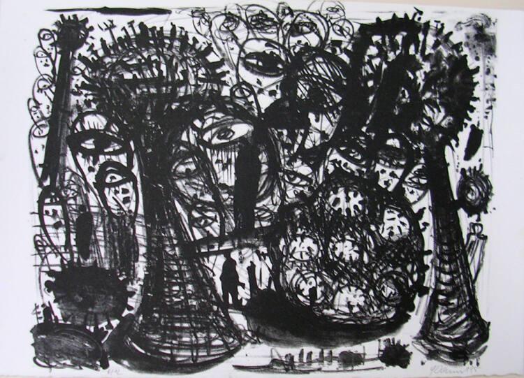 Gunter Damisch, Ohne Titel (aus der Serie "Köpflerobjekte"), Inv. Nr.: DG2017/192