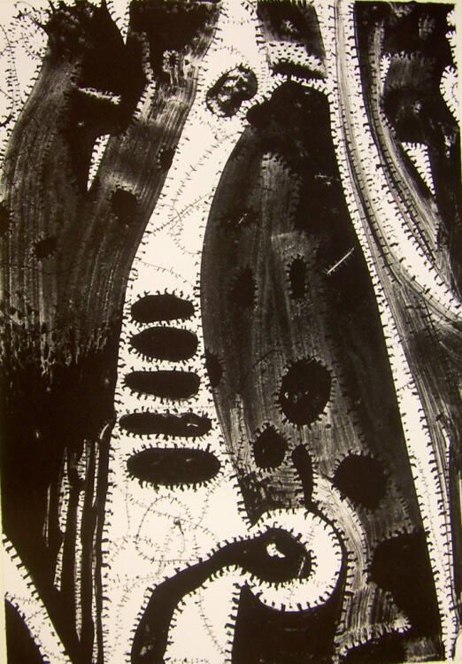 Gunter Damisch, Ohne Titel (aus der Serie "Lithos schwarz"), Inv. Nr.: DG2017/209
