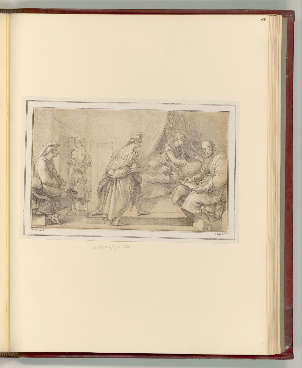 Andrea del Sarto, Geburt des Täufers, Inv. Nr.: Italien nach Sektionen II/6, It/II/6/98