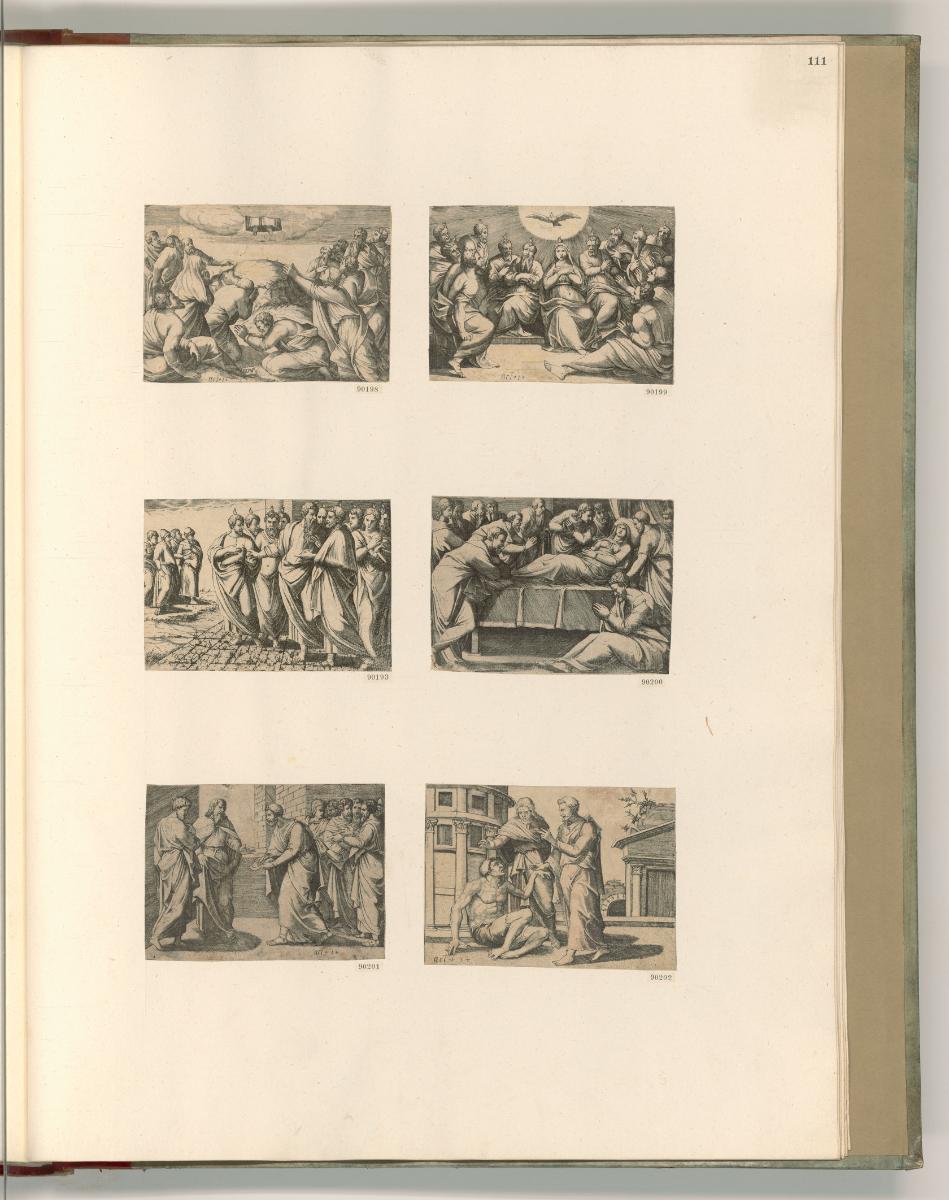Raffaello Santi II. Die Loggien, Szenen aus dem Neuen Testament, Inv. Nr.: Italien nach Sektion…