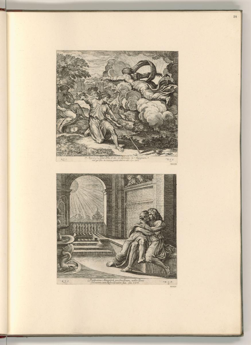 Raffaello Santi II. Die Loggien, Altes Testament (Raffael Bibel), Inv. Nr.: Italien nach Sektio…