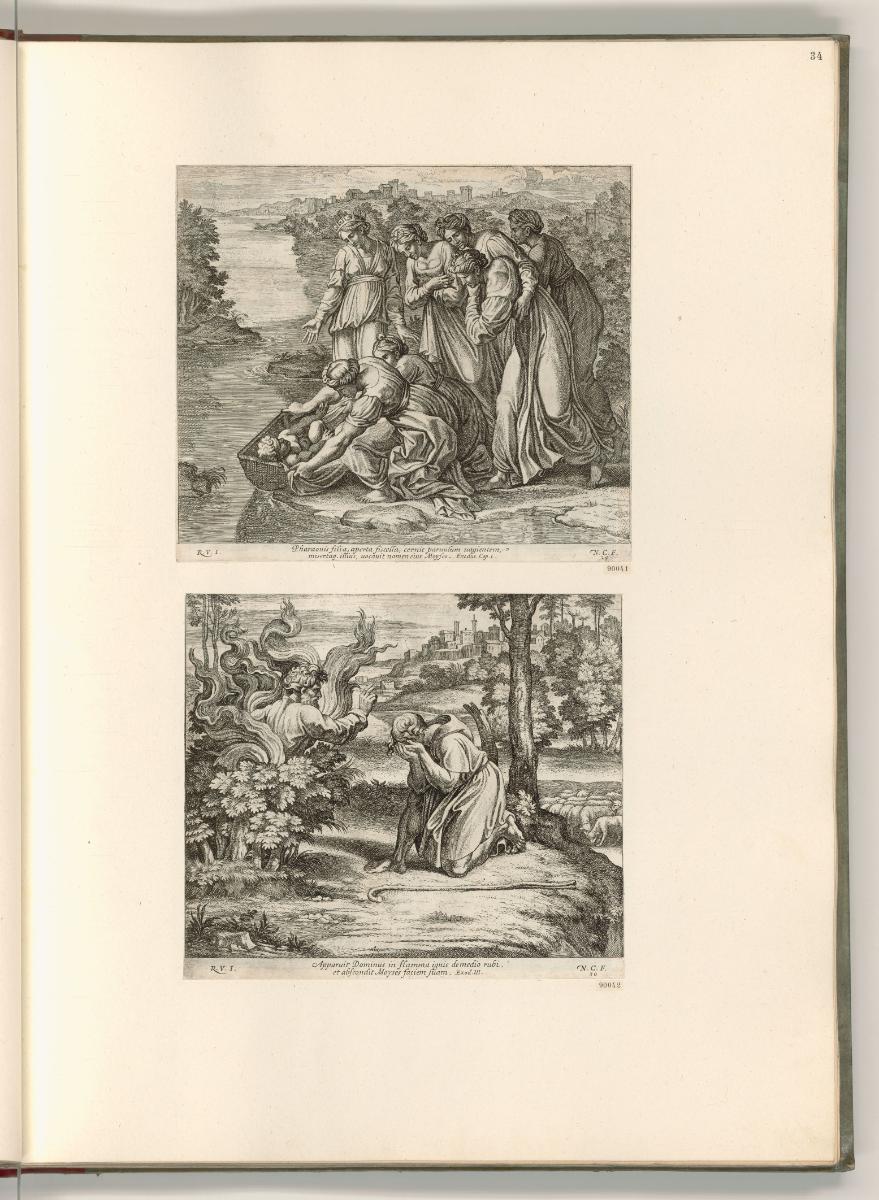 Raffaello Santi II. Die Loggien, Altes Testament (Raffael Bibel), Inv. Nr.: Italien nach Sektio…