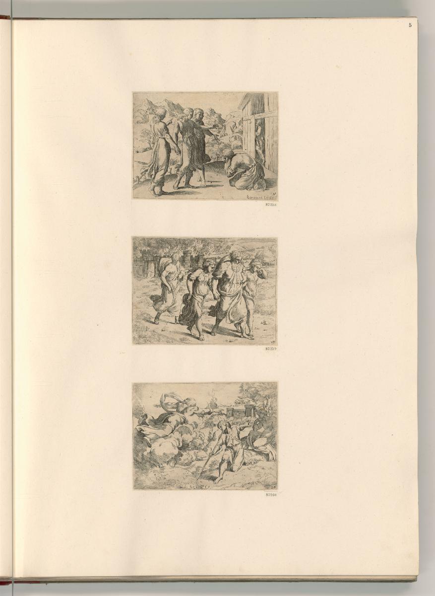 Raffaello Santi II. Die Loggien, Altes Testament (Raffael Bibel), Inv. Nr.: Italien nach Sektio…