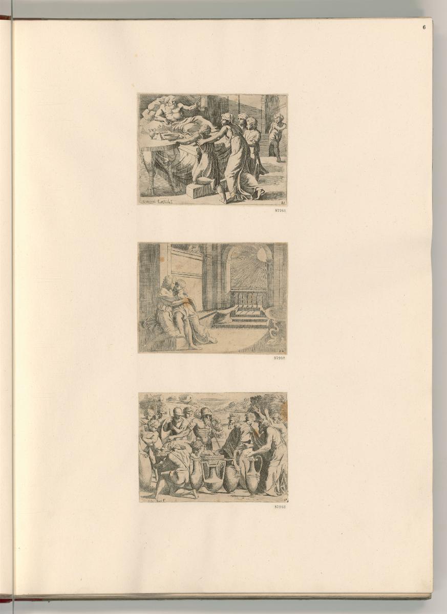 Raffaello Santi II. Die Loggien, Altes Testament (Raffael Bibel), Inv. Nr.: Italien nach Sektio…