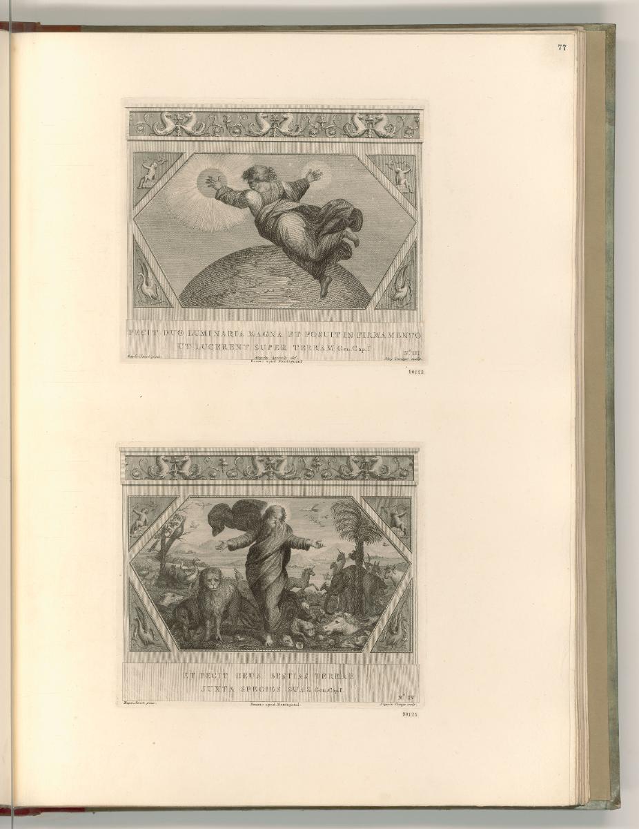 Raffaello Santi II. Die Loggien, Altes Testament (Raffael Bibel), Inv. Nr.: Italien nach Sektio…