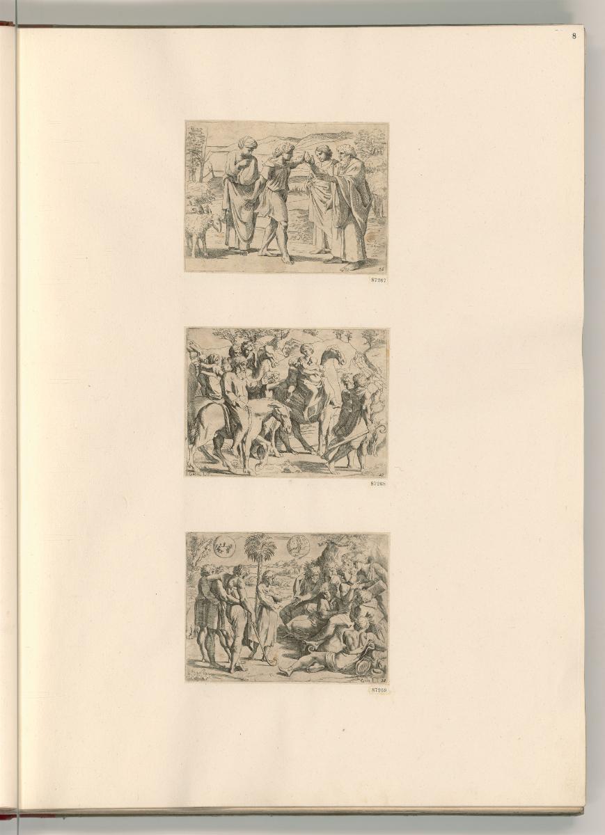 Raffaello Santi II. Die Loggien, Altes Testament (Raffael Bibel), Inv. Nr.: Italien nach Sektio…